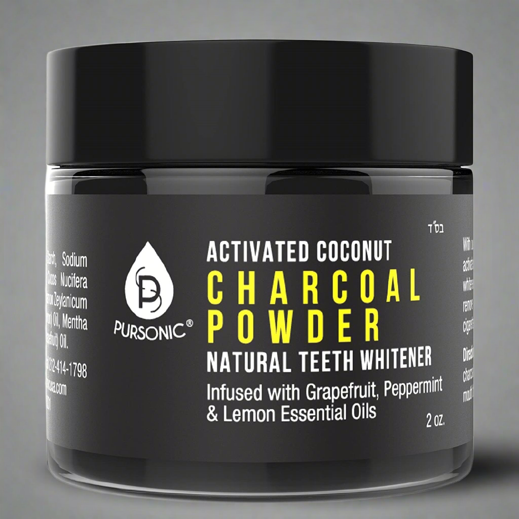 LOOKSMAX™ Smile Pill – Premium Charcoal Whitening Powder